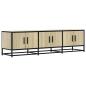 Preview: TV-Schrank Sonoma-Eiche 150x35x41 cm Holzwerkstoff und Metall
