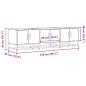 Preview: TV-Schrank Sonoma-Eiche 150x35x41 cm Holzwerkstoff und Metall