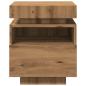 Preview: Nachttisch mit LED-Leuchten Artisan-Eiche 40x39x48,5 cm