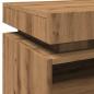 Preview: Nachttisch mit LED-Leuchten Artisan-Eiche 40x39x48,5 cm
