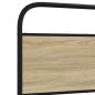 Preview: Metallbett ohne Matratze Sonoma-Eiche 183x213 cm