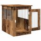Preview: Hundekäfig im Möbelstil Altholz-Optik 45x62x59 cm Holzwerkstoff