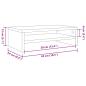Preview: Esstisch Artisan-Eiche 180x90x76 cm Holzwerkstoff