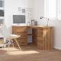 Preview: Eckschreibtisch Artisan-Eiche 145x100x76 cm Holzwerkstoff
