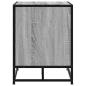 Preview: Schuhbank Grau Sonoma 80x40x53,5 cm Holzwerkstoff und Metall