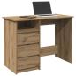 Preview: ARDEBO.de - Schreibtisch Artisan-Eiche 102x50x75 cm Holzwerkstoff