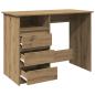 Preview: Schreibtisch Artisan-Eiche 102x50x75 cm Holzwerkstoff