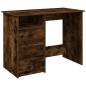 Preview: Schreibtisch Räuchereiche 102x50x75 cm Holzwerkstoff
