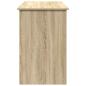 Preview: Schreibtisch Sonoma-Eiche 102x50x75 cm Holzwerkstoff