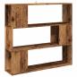 Preview: Bücherregal/Raumteiler Altholz-Optik 100x24x94 cm