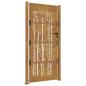 Preview: Gartentor 105x180 cm Cortenstahl Bambus-Design