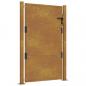 Preview: Gartentor 105x155 cm Cortenstahl