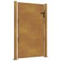 Preview: Gartentor 105x155 cm Cortenstahl