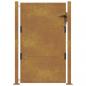 Preview: Gartentor 105x155 cm Cortenstahl