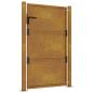 Preview: Gartentor 105x155 cm Cortenstahl