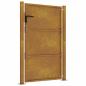 Preview: Gartentor 105x155 cm Cortenstahl