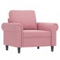 Preview: Sessel Rosa 60 cm Samt