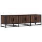 Preview: TV-Schrank Braun Eichen-Optik 150x35x41 cm Holzwerkstoff Metall