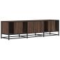 Preview: TV-Schrank Braun Eichen-Optik 150x35x41 cm Holzwerkstoff Metall