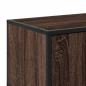 Preview: TV-Schrank Braun Eichen-Optik 150x35x41 cm Holzwerkstoff Metall