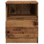 Preview: Nachttisch Altholz-Optik 40x40x50 cm Holzwerkstoff