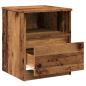 Preview: Nachttisch Altholz-Optik 40x40x50 cm Holzwerkstoff