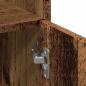 Preview: Badschrank Altholz-Optik 30x30x179 cm Holzwerkstoff