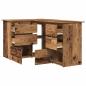 Preview: Eckschreibtisch Altholz-Optik 145x100x76 cm Holzwerkstoff