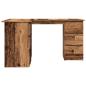 Preview: Eckschreibtisch Altholz-Optik 145x100x76 cm Holzwerkstoff