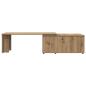 Preview: Couchtisch Artisan-Eiche 150x50x35 cm Holzwerkstoff
