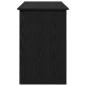 Preview: Schreibtisch Schwarz 102x50x75 cm Holzwerkstoff