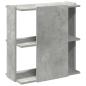 Preview: Bücherregal 3 Böden Betongrau 60x30x60 cm Holzwerkstoff