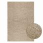 Preview: ARDEBO.de - Teppich ZIZUR Beige 120x170 cm Jute-Optik Indoor und Outdoor