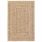 Preview: Teppich ZIZUR Beige 140x200 cm Jute-Optik Indoor und Outdoor