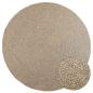Preview: ARDEBO.de - Teppich ZIZUR Beige Ø 200 cm Jute-Optik Indoor und Outdoor
