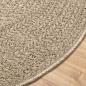 Preview: Teppich ZIZUR Beige Ø 200 cm Jute-Optik Indoor und Outdoor