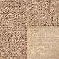 Preview: Teppich ZIZUR Beige 80x250 cm Jute-Optik Indoor und Outdoor