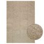Preview: ARDEBO.de - Teppich ZIZUR Beige 140x200 cm Jute-Optik Indoor und Outdoor