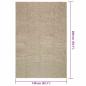 Preview: Teppich ZIZUR Beige 140x200 cm Jute-Optik Indoor und Outdoor