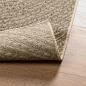 Preview: Teppich ZIZUR Beige 80x200 cm Jute-Optik Indoor und Outdoor