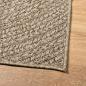 Preview: Teppich ZIZUR Beige 60x110 cm Jute-Optik Indoor und Outdoor