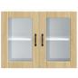 Preview: Küchen-Hängeschrank mit Glastür Sonoma-Eiche Holzwerkstoff