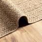 Preview: Teppich ZIZUR Beige 80x150 cm Jute-Optik Indoor und Outdoor