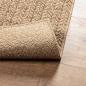 Preview: Teppich ZIZUR Beige 120x170 cm Jute-Optik Indoor und Outdoor