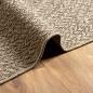 Preview: Teppich ZIZUR Beige 120x120 cm Jute-Optik Indoor und Outdoor