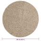 Preview: Teppich ZIZUR Beige Ø 90 cm Jute-Optik Indoor und Outdoor