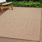 Preview: ARDEBO.de - Teppich ZIZUR Beige 240x340 cm Jute-Optik Indoor und Outdoor