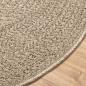 Preview: Teppich ZIZUR Beige Ø 160 cm Jute-Optik Indoor und Outdoor