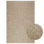Preview: ARDEBO.de - Teppich ZIZUR Beige 160x230 cm Jute-Optik Indoor und Outdoor