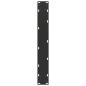 Preview: Esstisch Hellbraun 220x80x74 cm Massivholz Eiche Rechteckig